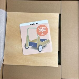 Wico Push-and-Go Walker Wagon - Green and Tan